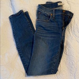 Madewell 9 inch mid rise skinny Jeans